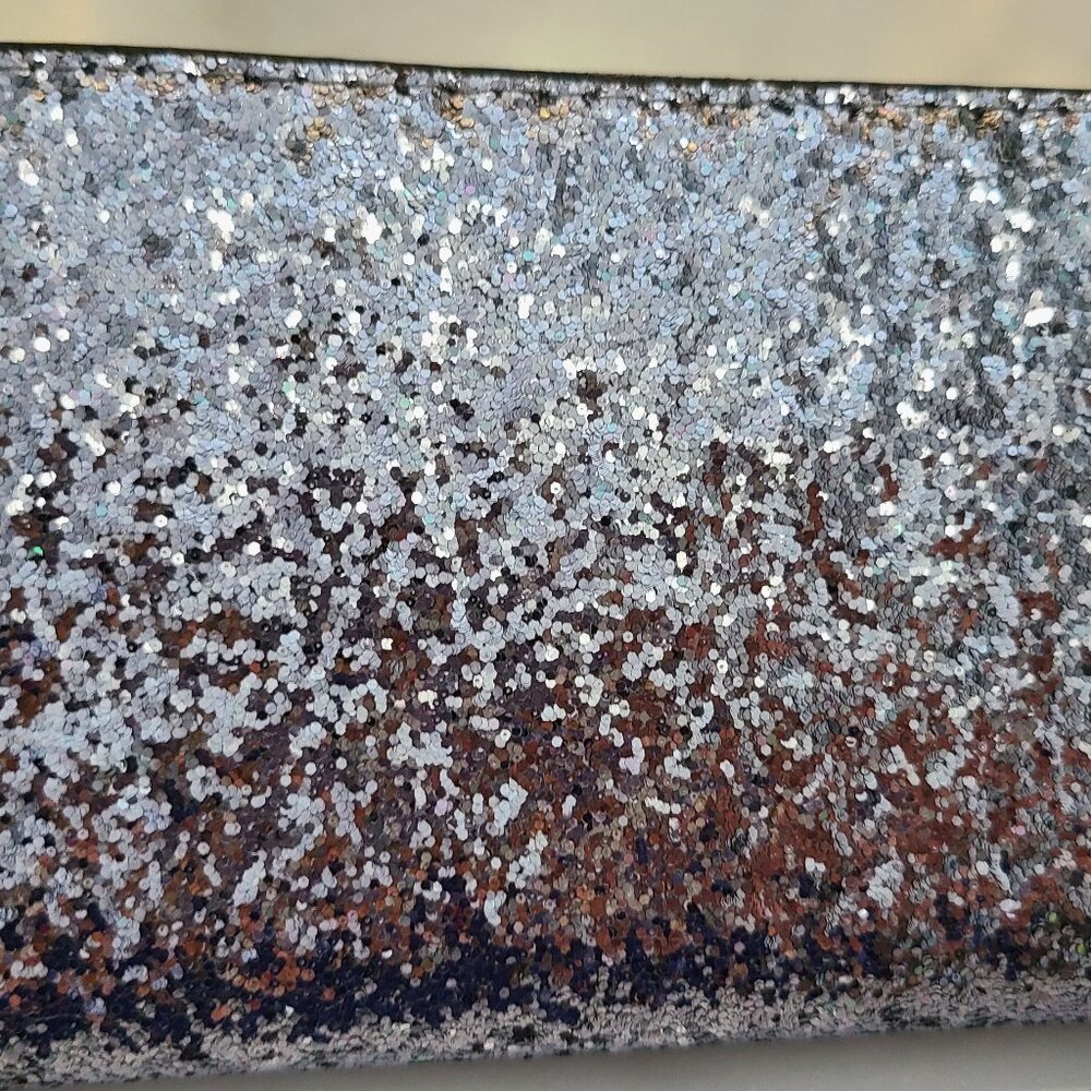 Silver Glitter Wallet